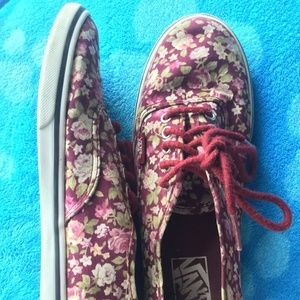 Vans Era Romantic Floral Shoes Womens 7 Mens 5.5